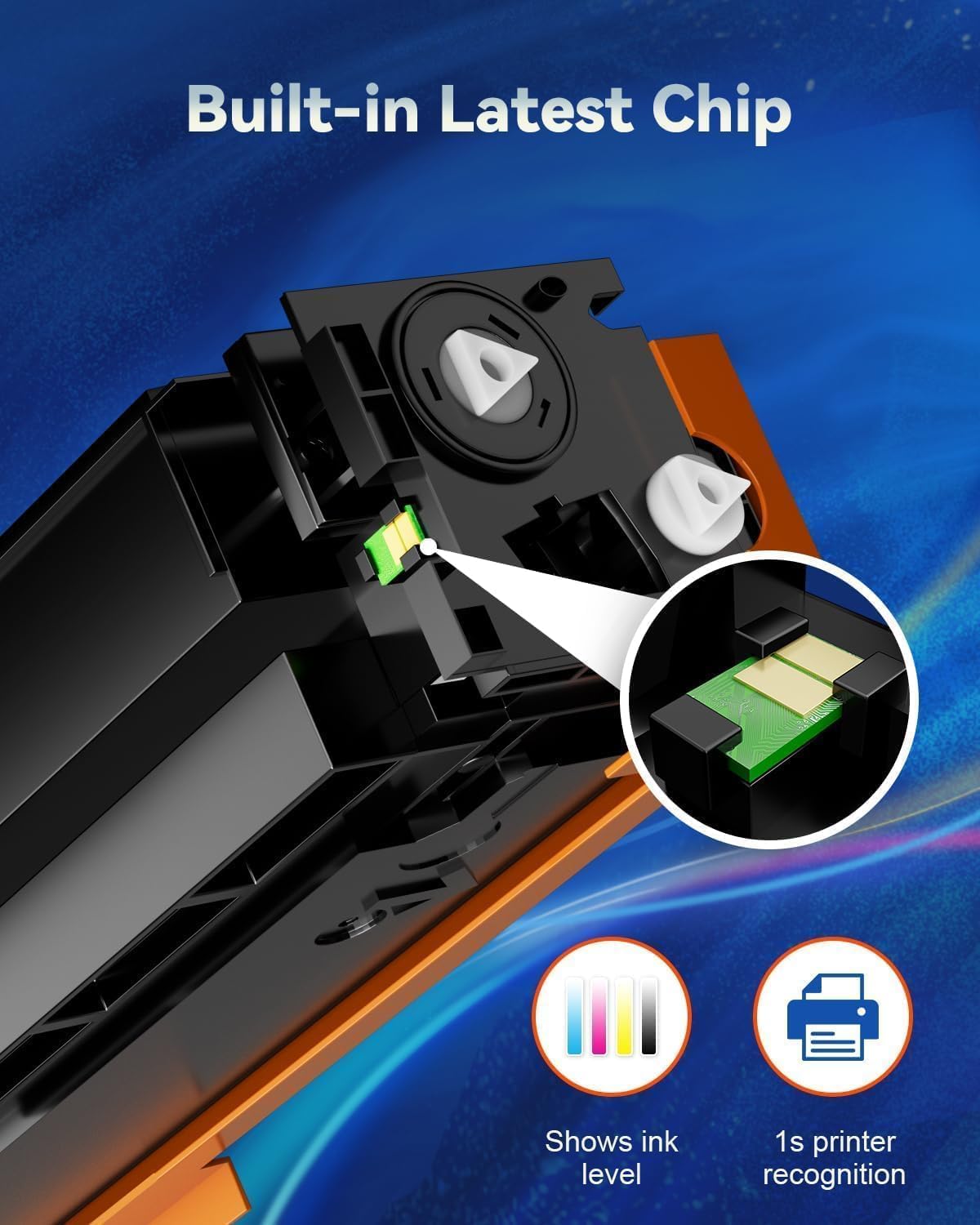 Detalle 2 de Skydo 218X Compatible Toner Cartridge 4-Pack with Chip for HP Laser Printers