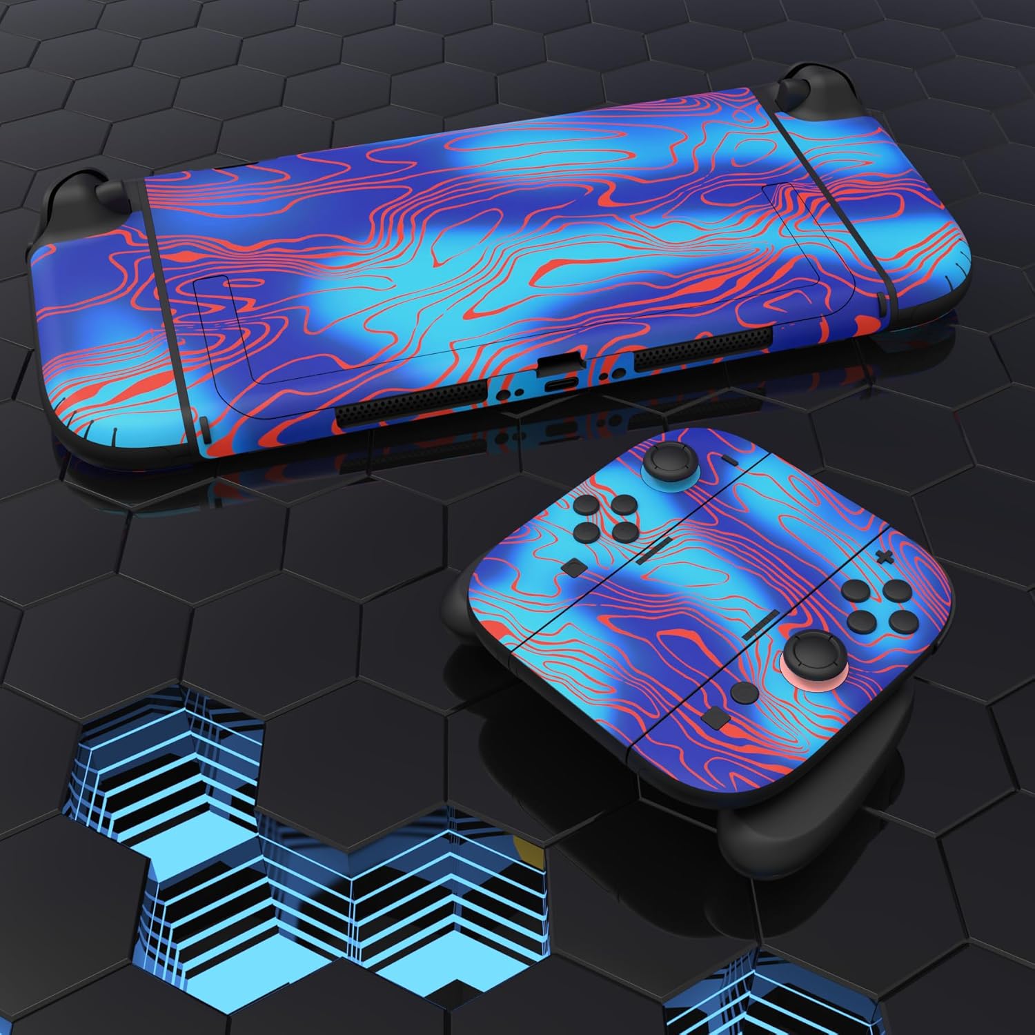 Thumbnail 6 de PlayVital Full Set Protective Skins for Nintendo Switch 2 in Damascuscamo – custom vinyl decal wrap