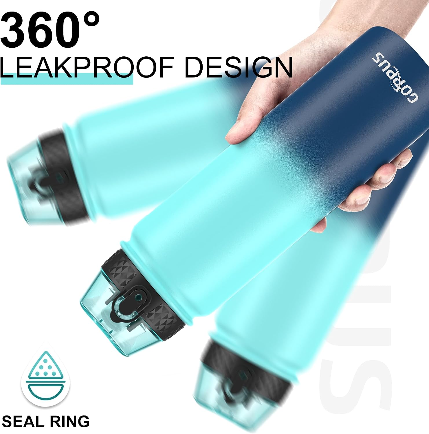 Detalle de GOPPUS 1L Stainless Steel Water Bottle