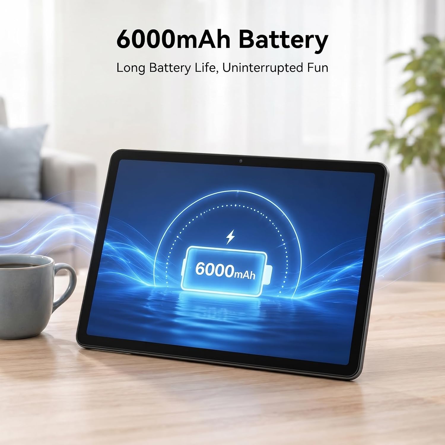 Thumbnail 5 de TABWEE T80 10.1-Inch Android 16 Tablet with Keyboard, 18GB RAM, 128GB ROM + 2TB Expandable, Gemini AI 3.1, 5G WiFi, GPS, 4-Year UK Warranty