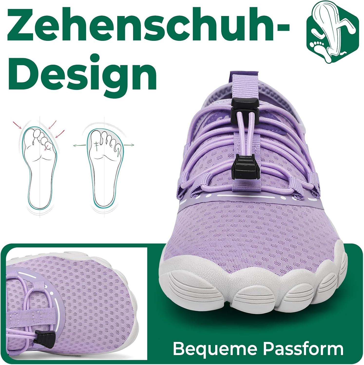 Thumbnail 1 de SAGUARO Wasserschuhe 13 Ablauflöcher für Wasser