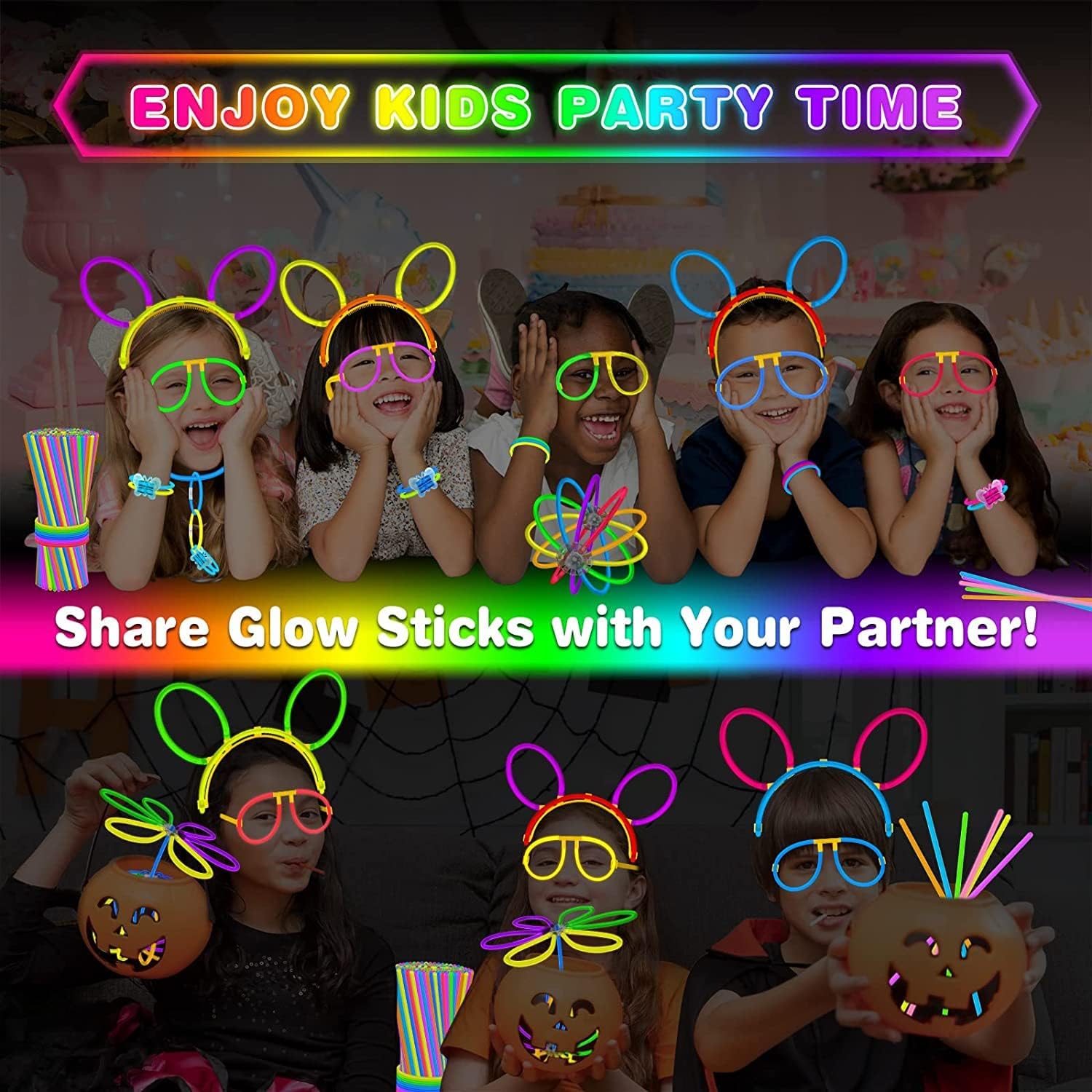 Thumbnail 3 de Kimimara Bracelets Fluorescents 100 pièces 🎉