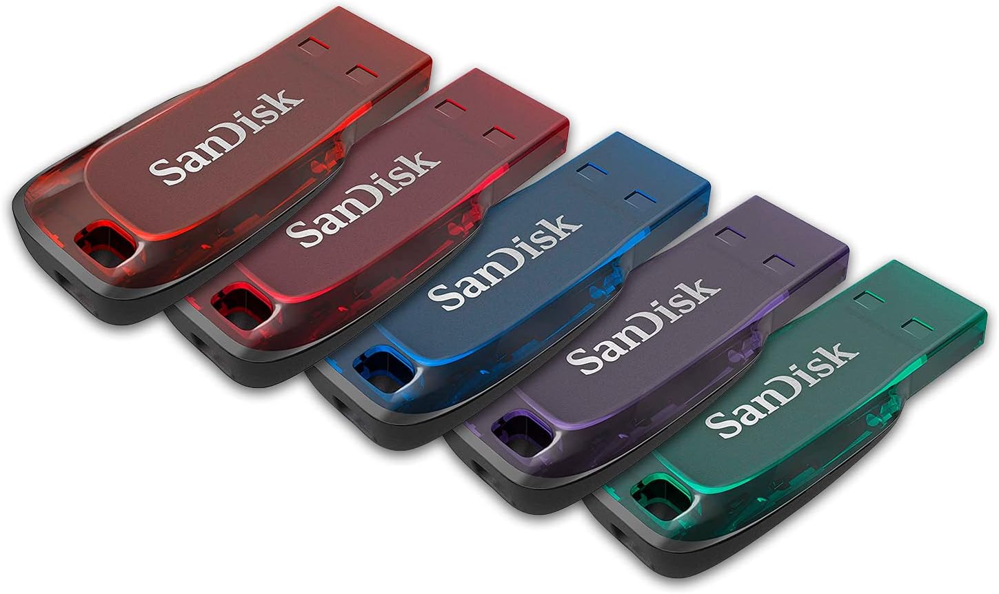 Detalle de SanDisk Cruzer Blade 64 GB USB 2.0 – Protección con SecureAccess y almacenamiento portátil