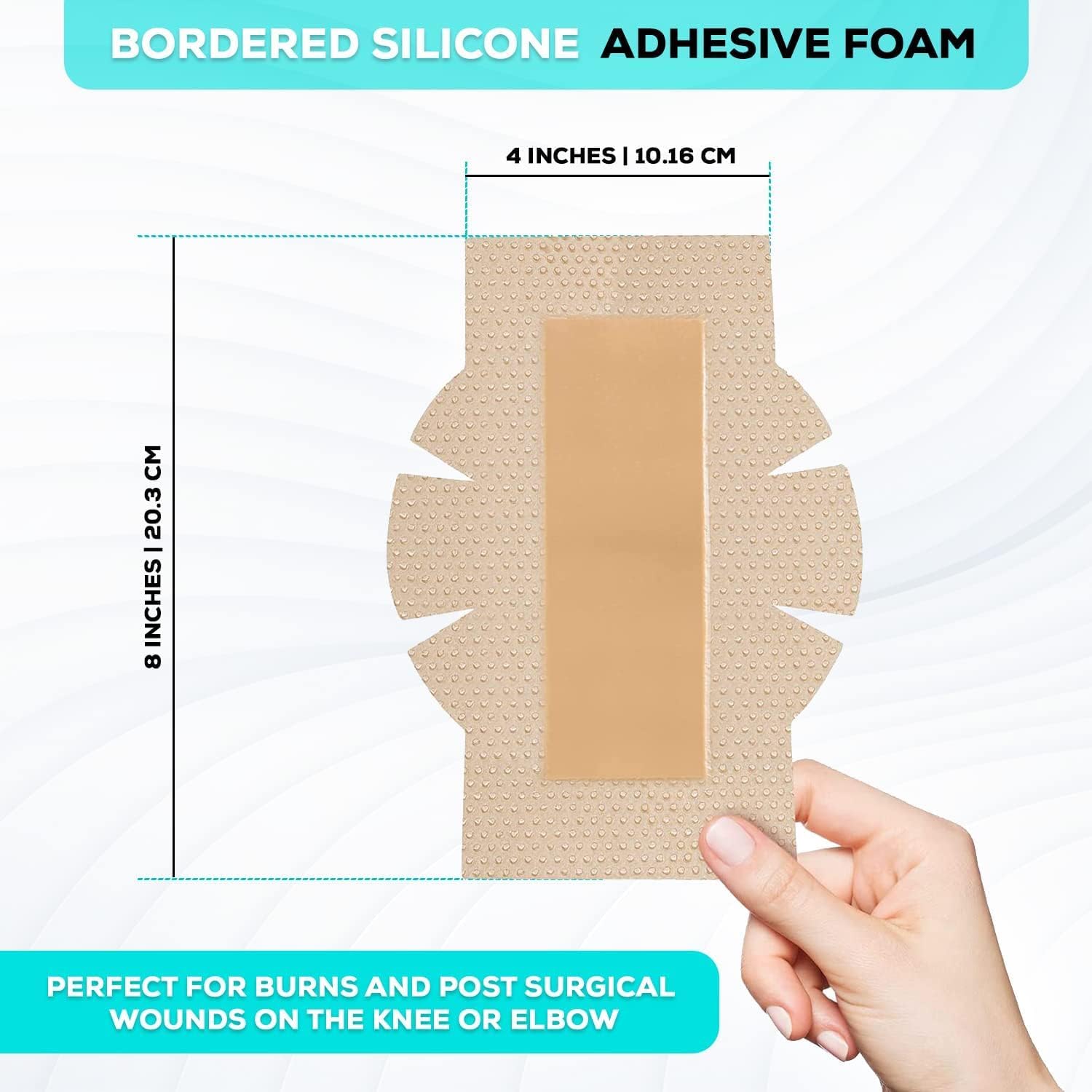 Thumbnail 2 de MedVance Silicone Foam Dressing 4" x 8