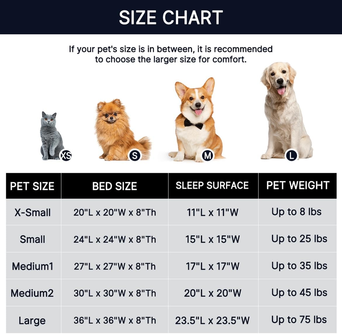 Detalle de Western Home Round Pet Bed, 24-Inch