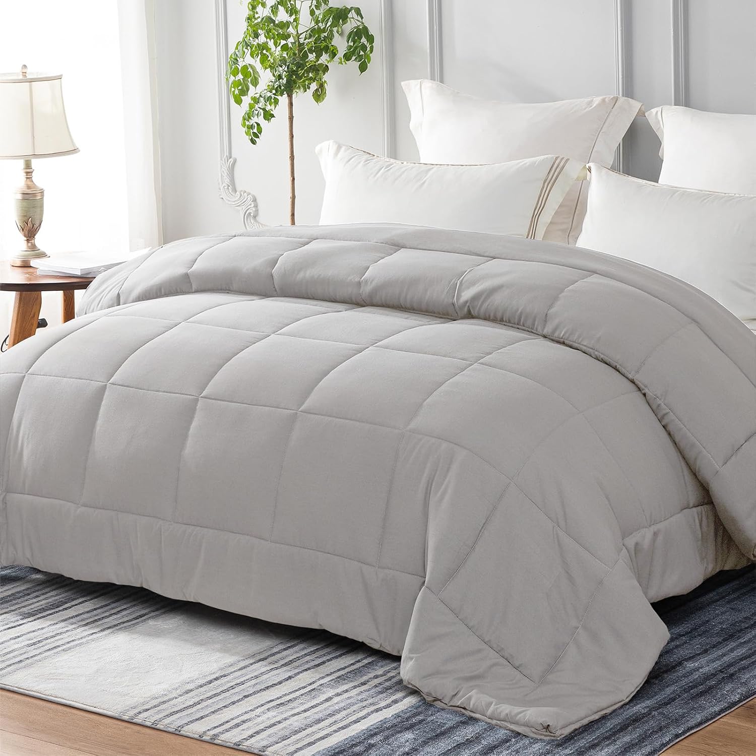 Thumbnail 6 de Yebeda Couette 4 Saisons en microfibre 220x240 cm – Beige