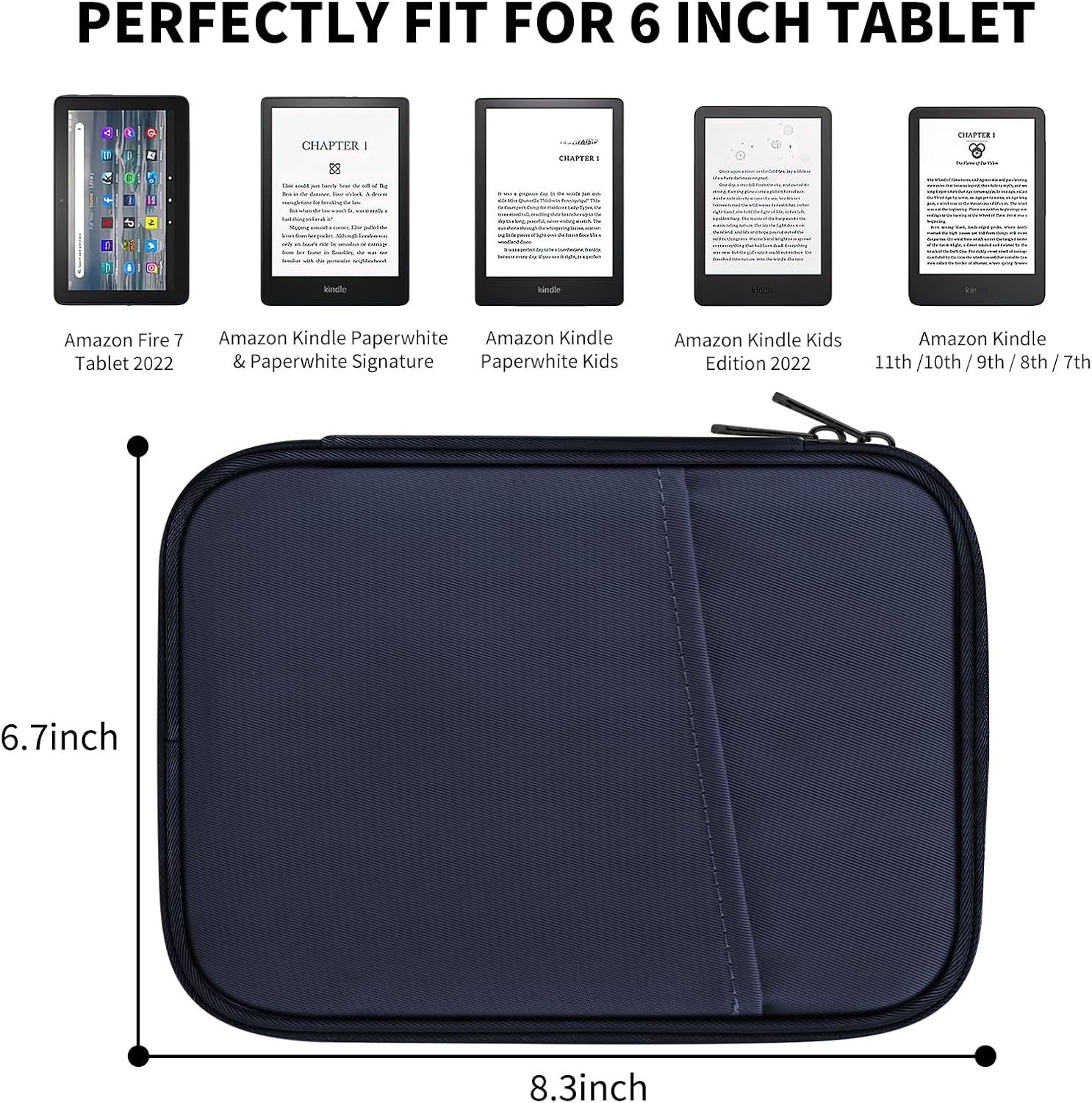Thumbnail 1 de HoYiXi Universal Sleeve Hülle 7 Zoll Kindle
