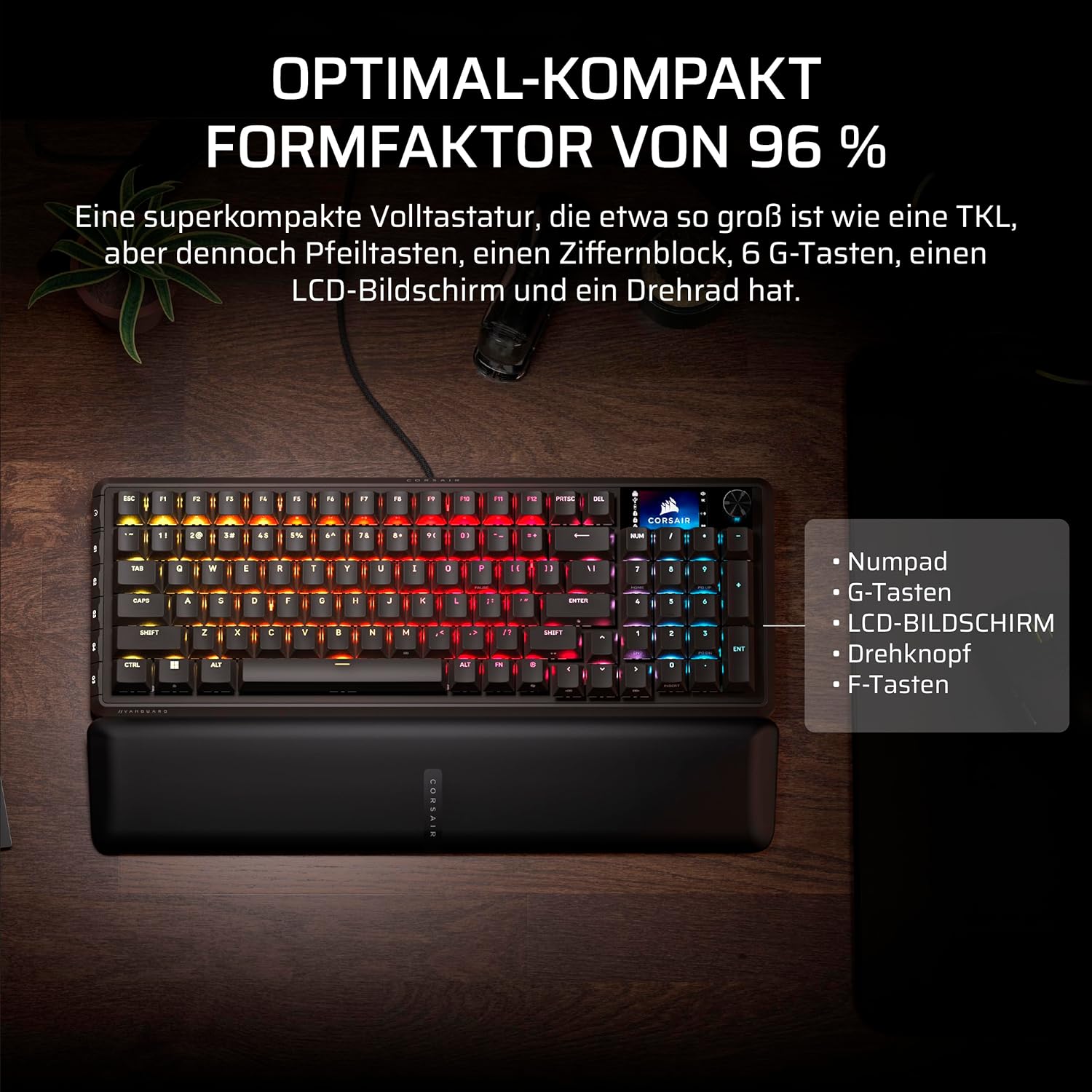 Thumbnail 3 de Corsair Vanguard 96 Tastatur 96%