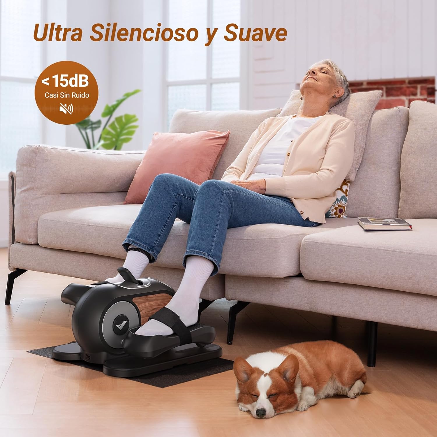 Thumbnail 6 de MERACH Máquina Elíptica Mini Bajo Escritorio 12V 📈