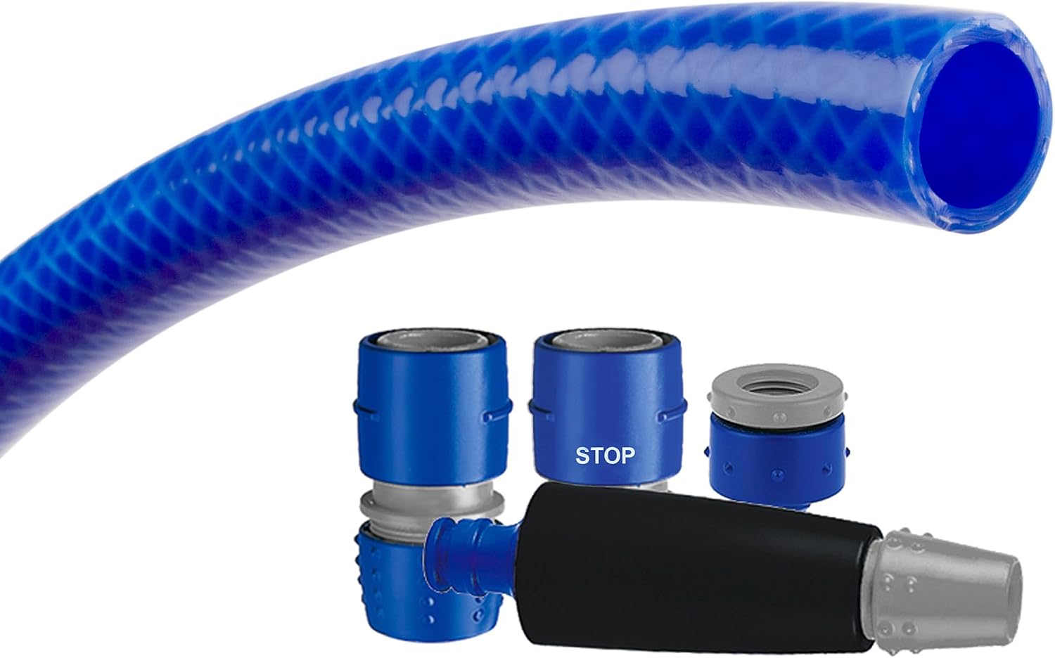 Thumbnail 2 de TATAY Kit Manguera de jardín Blue Line 10 m Ø5/8" (15 mm) – 3 capas, anti-UV, libre de BPA y cadmio