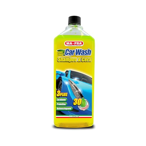 Detalle de Ma-Fra Car Wash Shampoo e Cera: Shampoo auto e cera in 1 soluzione, formato 1000 ml