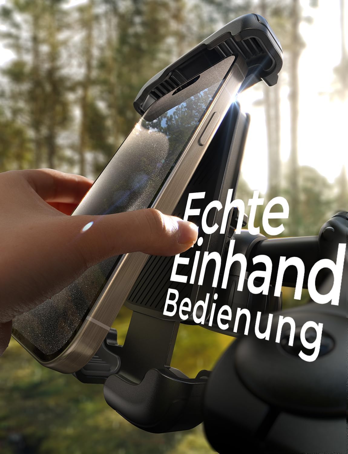 Detalle 2 de LISEN Handy Halterung Fahrradlenker 360°