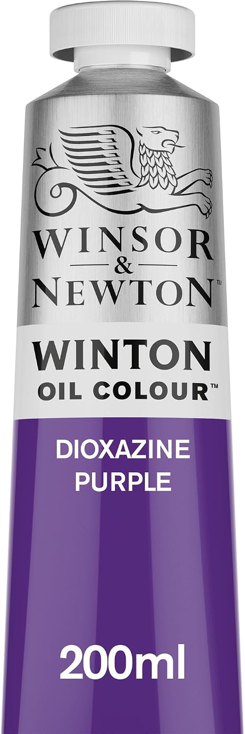 Detalle de Winsor & Newton Winton oljefärg Dioxazinlila, 200 ml