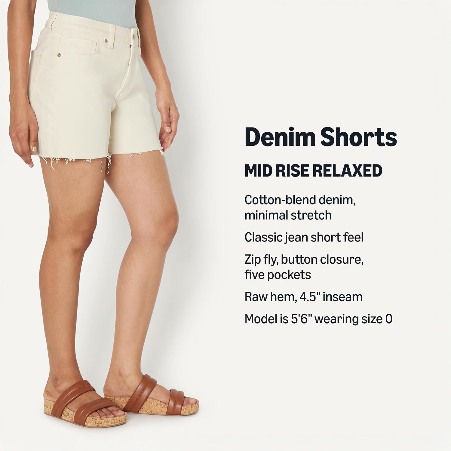 Thumbnail 2 de Amazon Essentials Women's Low Stretch Mid-Rise Regular-Fit Jean Short