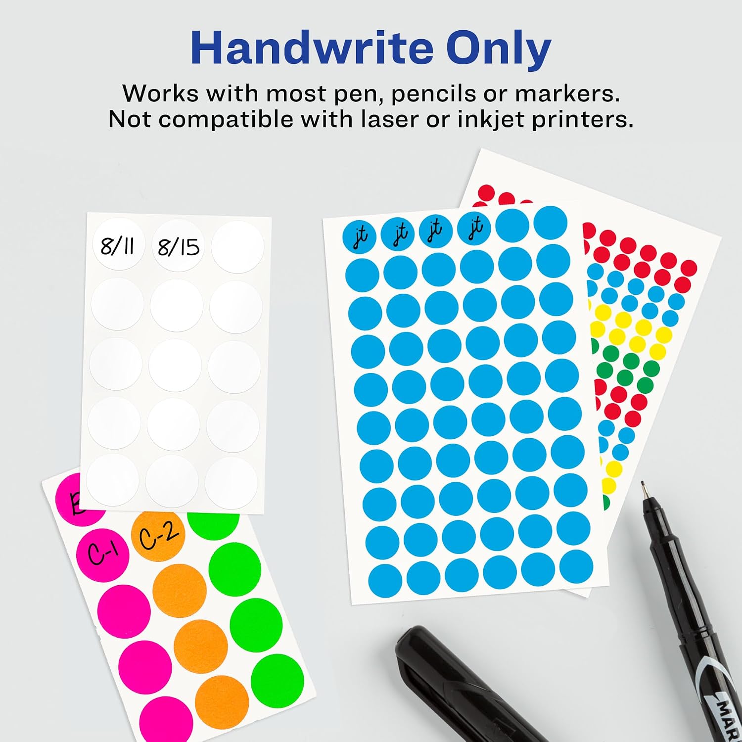 Detalle 2 de Avery Removable Color-Coding Labels, 3/4-Inch