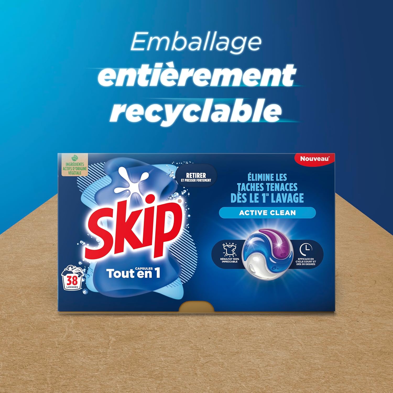 Thumbnail 4 de Skip Lessive Active Clean 3 en 1, 114 lavages ⚙