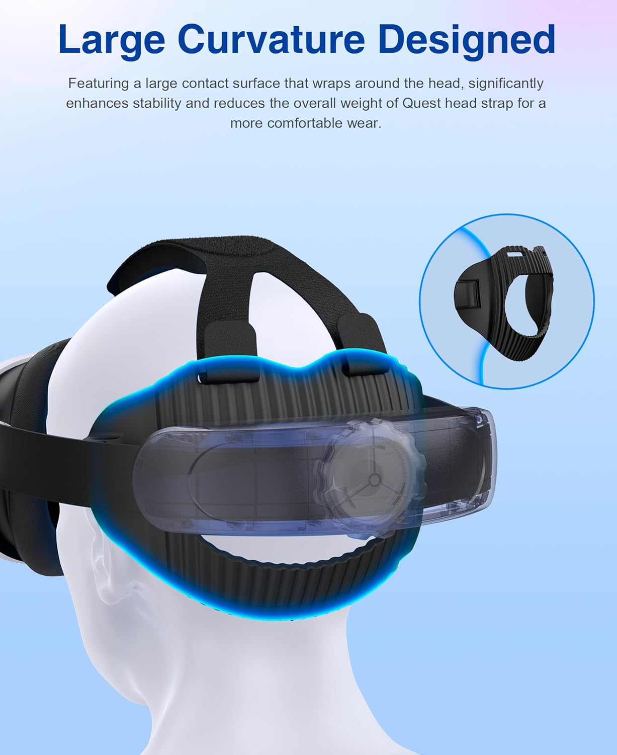 Thumbnail 5 de ALEEMTRY Adjustable Head Strap Replacement for Meta Quest 3S/Quest 3/Quest 2