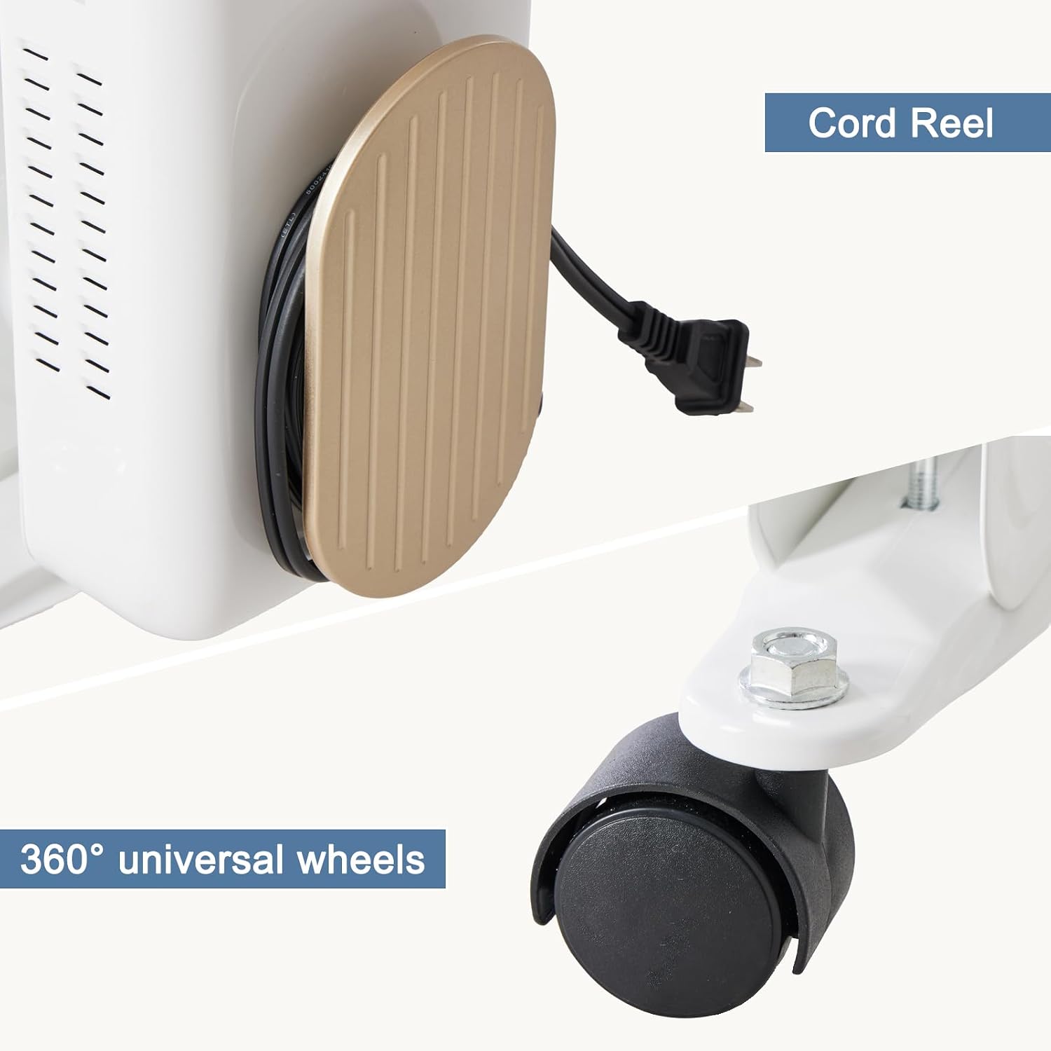 Detalle de Dumos Oil-Filled Radiator Heater 1500W