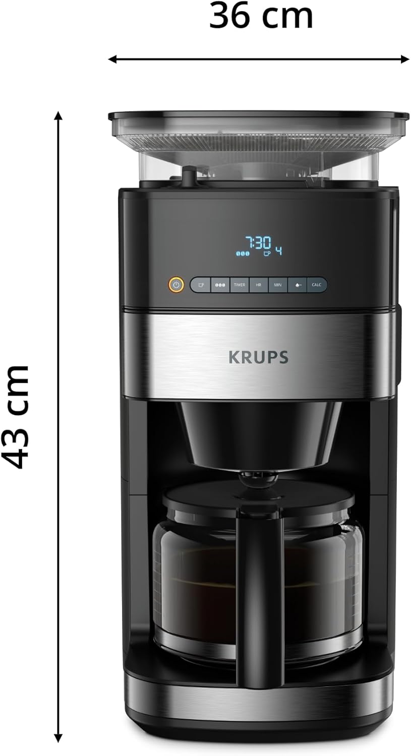 Thumbnail 7 de Krups Grind & Brew KM8328 Cafetera con Molinillo y Panel Digital
