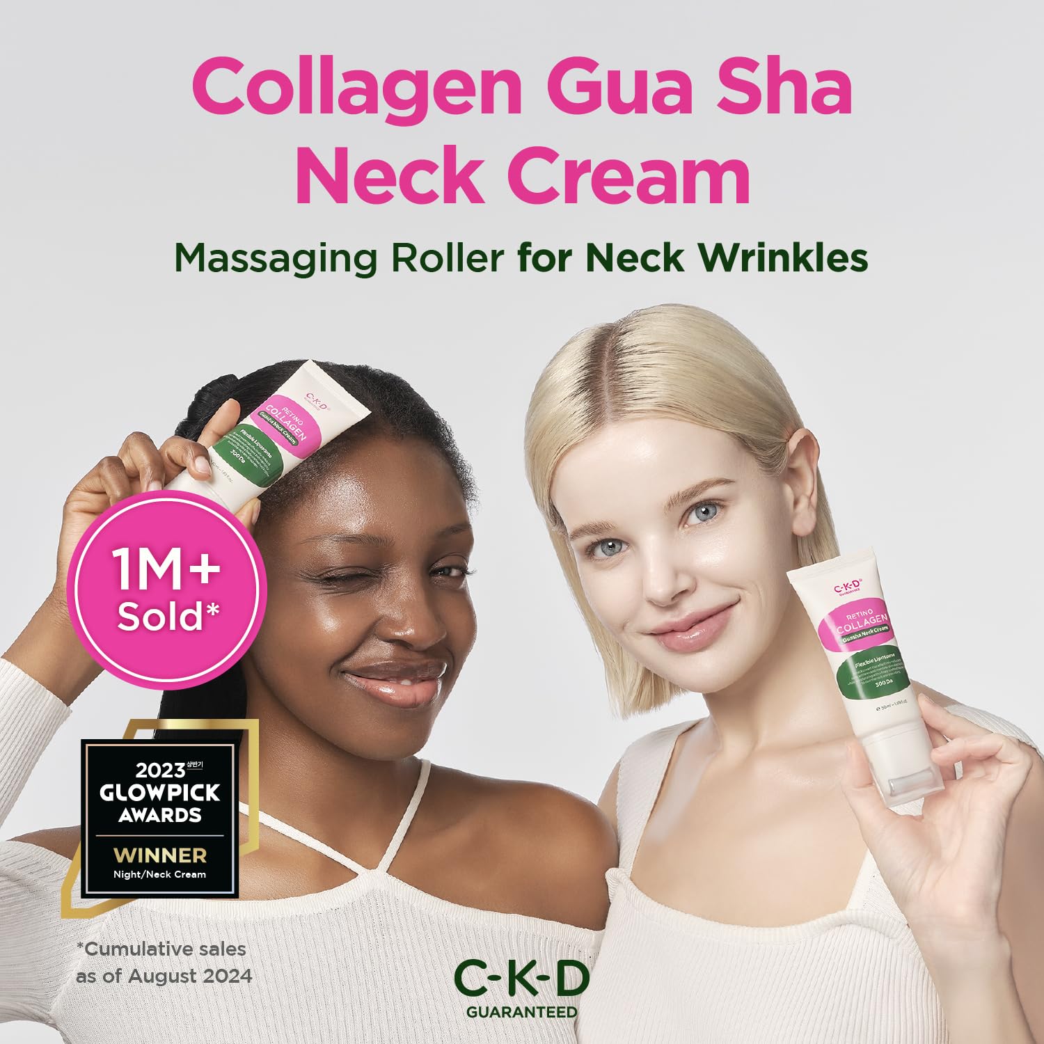 Thumbnail 1 de CKD Retino Collagen Gua Sha Neck Cream with Retinol & Low Molecular Collagen (1.69 fl oz)