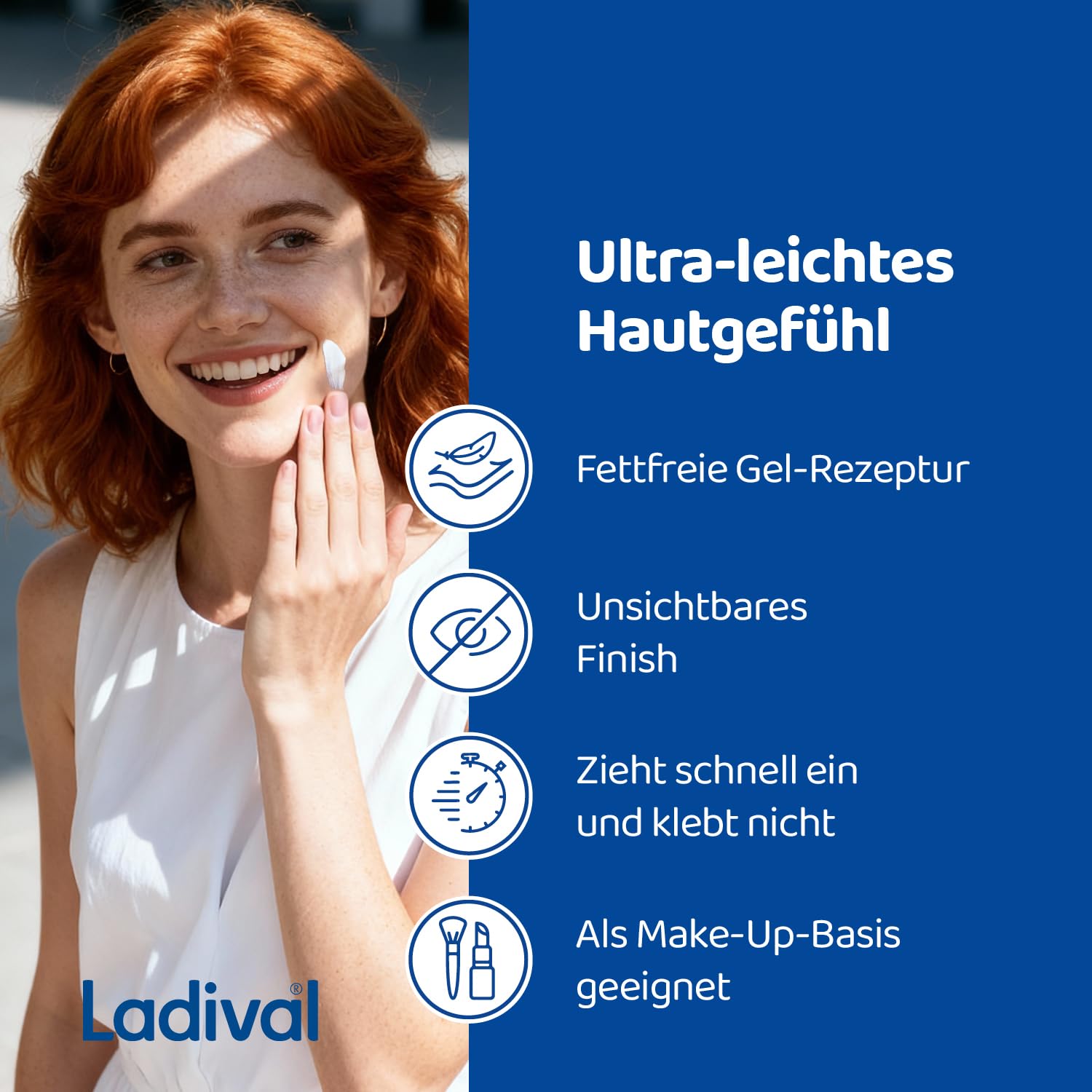 Thumbnail 6 de Ladival Sonnenschutz Gel Gesicht LSF 50+ für allergische Haut & Mallorca-Akne (wasserfest) – 50 ml