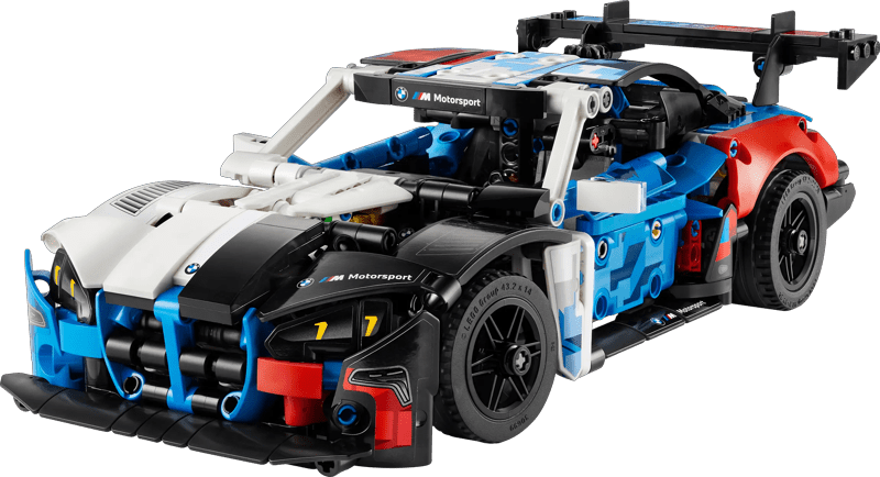 Detalle de LEGO Technic BMW M4 GT3 EVO Rennwagen 42226 – Detailverliebte Technik zum Zusammenbauen