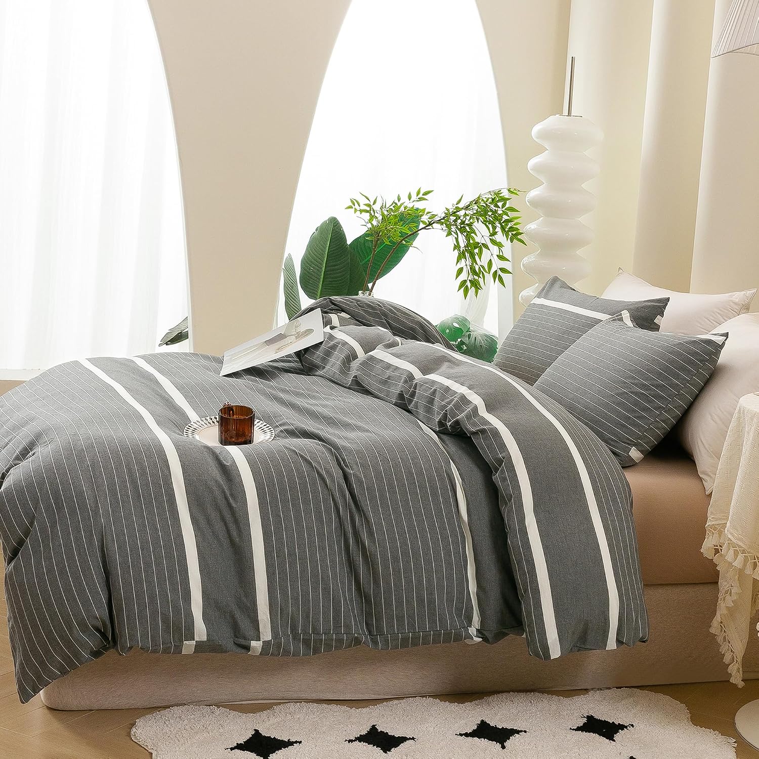Thumbnail 4 de ECOCOTT Queen Duvet Cover Set 100% Cotton