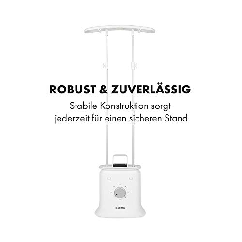 Detalle de Klarstein ShirtButler Deluxe: 2-in-1 Trocken- und Bügelgerät für T-Shirts, Hemden und Hosen
