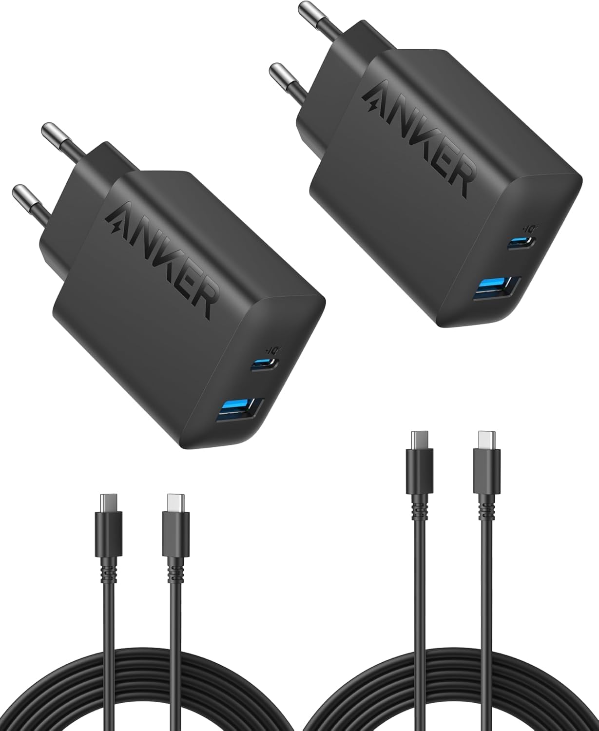 Detalle de Anker Cargador iPhone Carga Rápida 20W 2 Puertos
