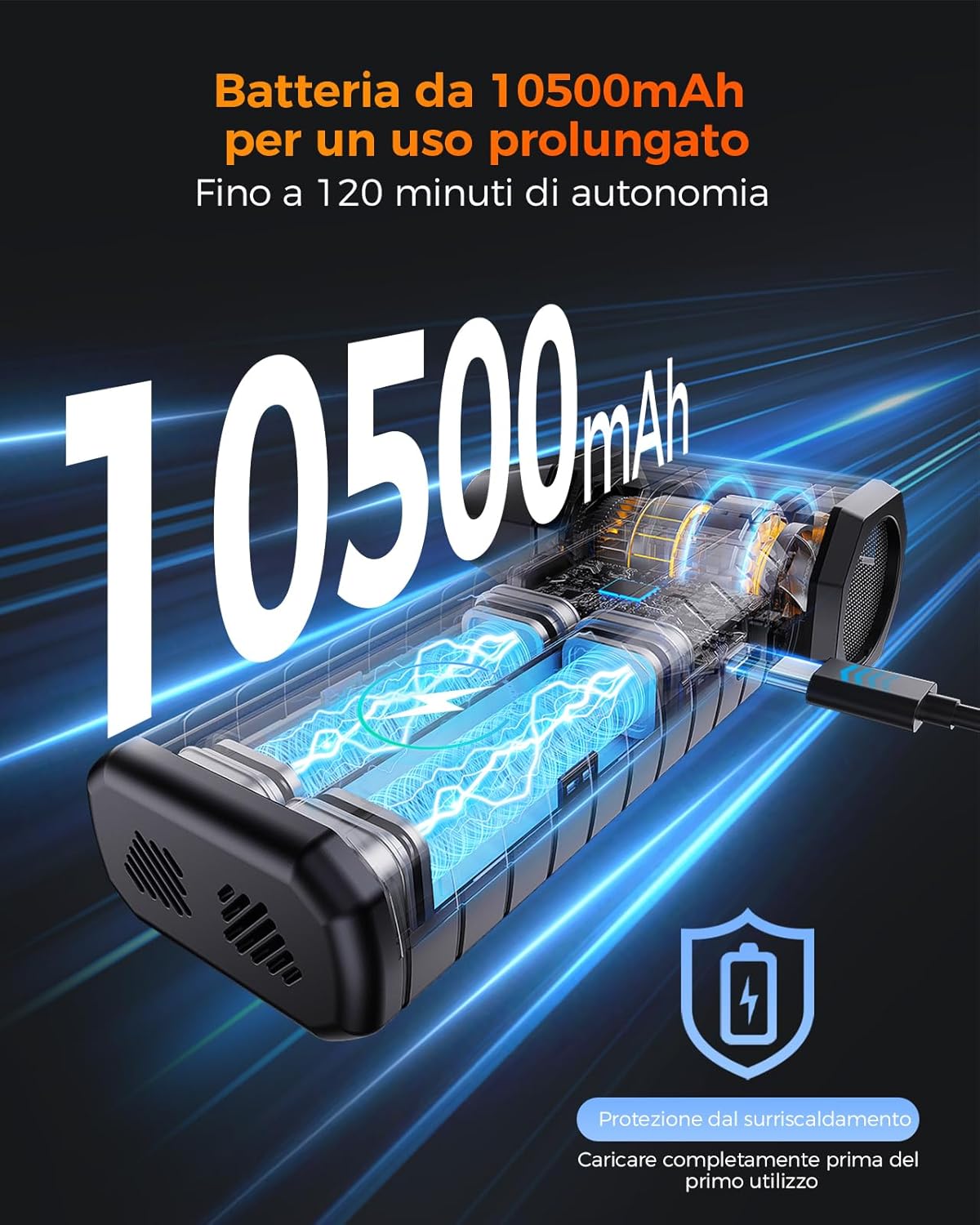 Thumbnail 4 de Nevoke Soffiatore a Batteria – Mini soffiatore aria compressa per PC e tastiere