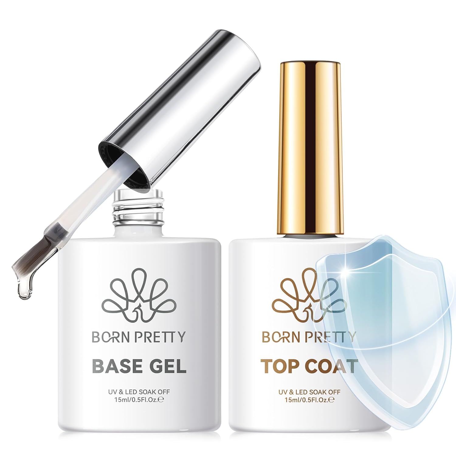 Born Pretty No Wipe Super Top Coat Gel UV 2X15ML