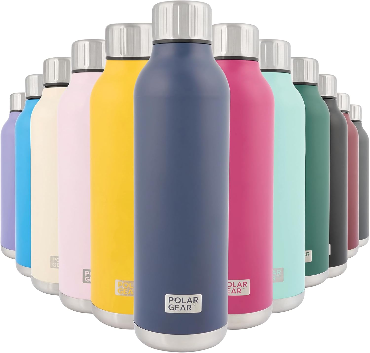 Detalle de Polar Gear 500ml Stainless Steel Water Bottle Indigo