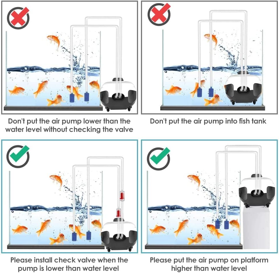 Thumbnail 5 de Eyein Adjustable Air Pump 4W for 400L aquarium 🐠