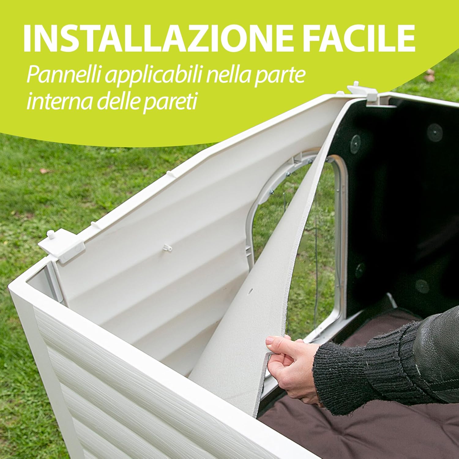 Detalle de Ferplast DOGVILLA 110 pannelli isolanti per cuccia 94×67×8 cm