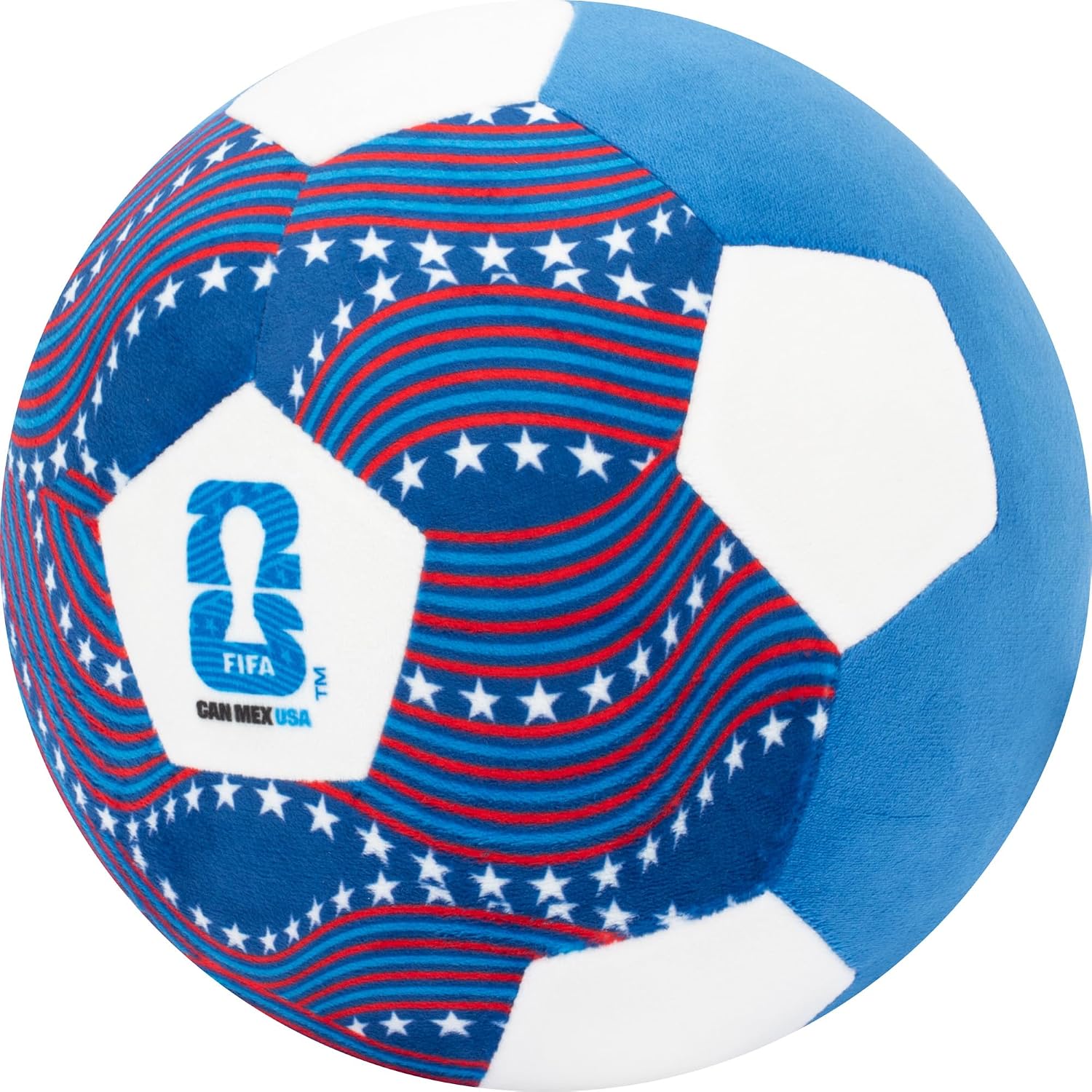 Detalle de Jazwares FIFA World Cup 2026 USA 9-Inch Plush Soccer Ball