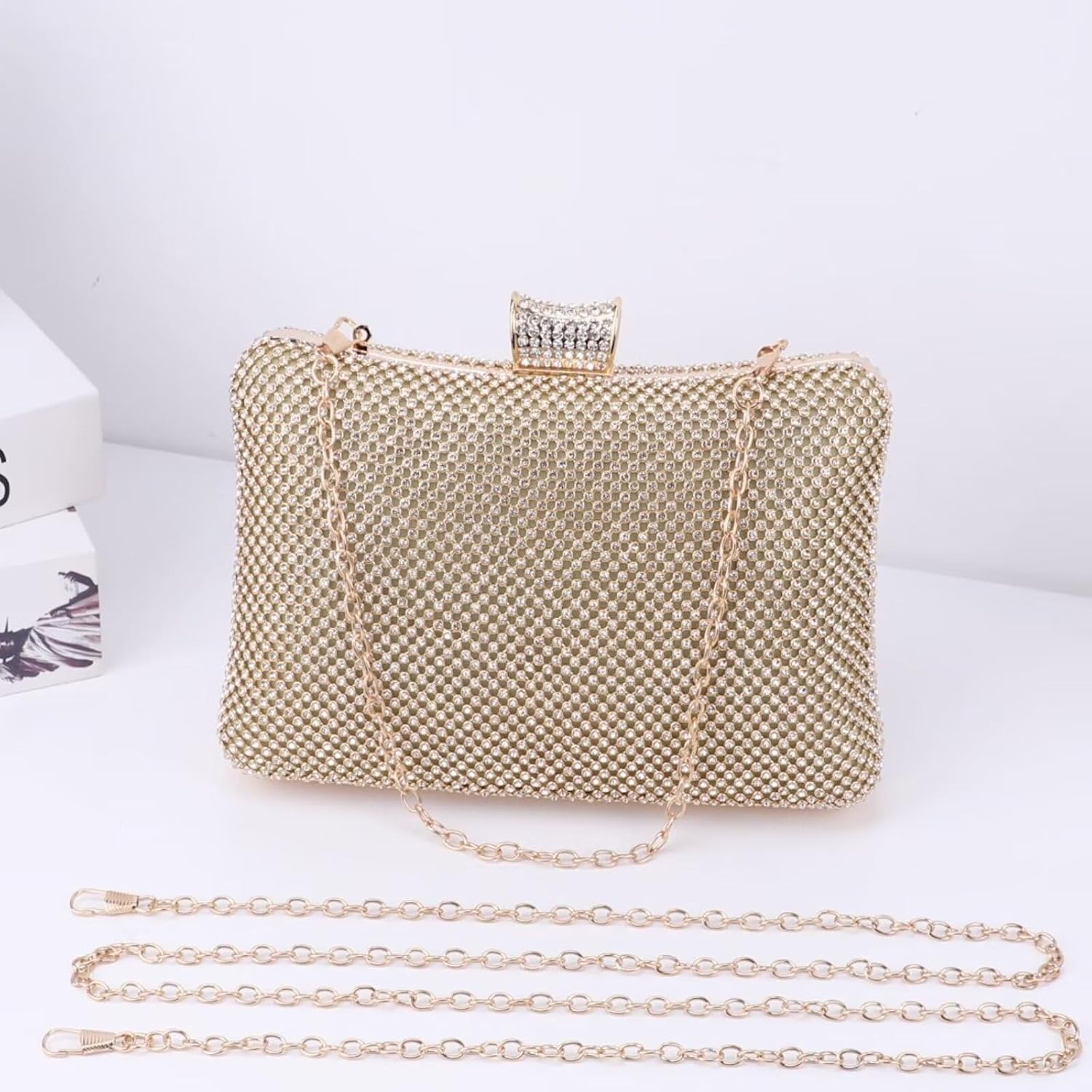 Thumbnail 2 de BAIGIO Damen Clutches Elegant Abendtasche