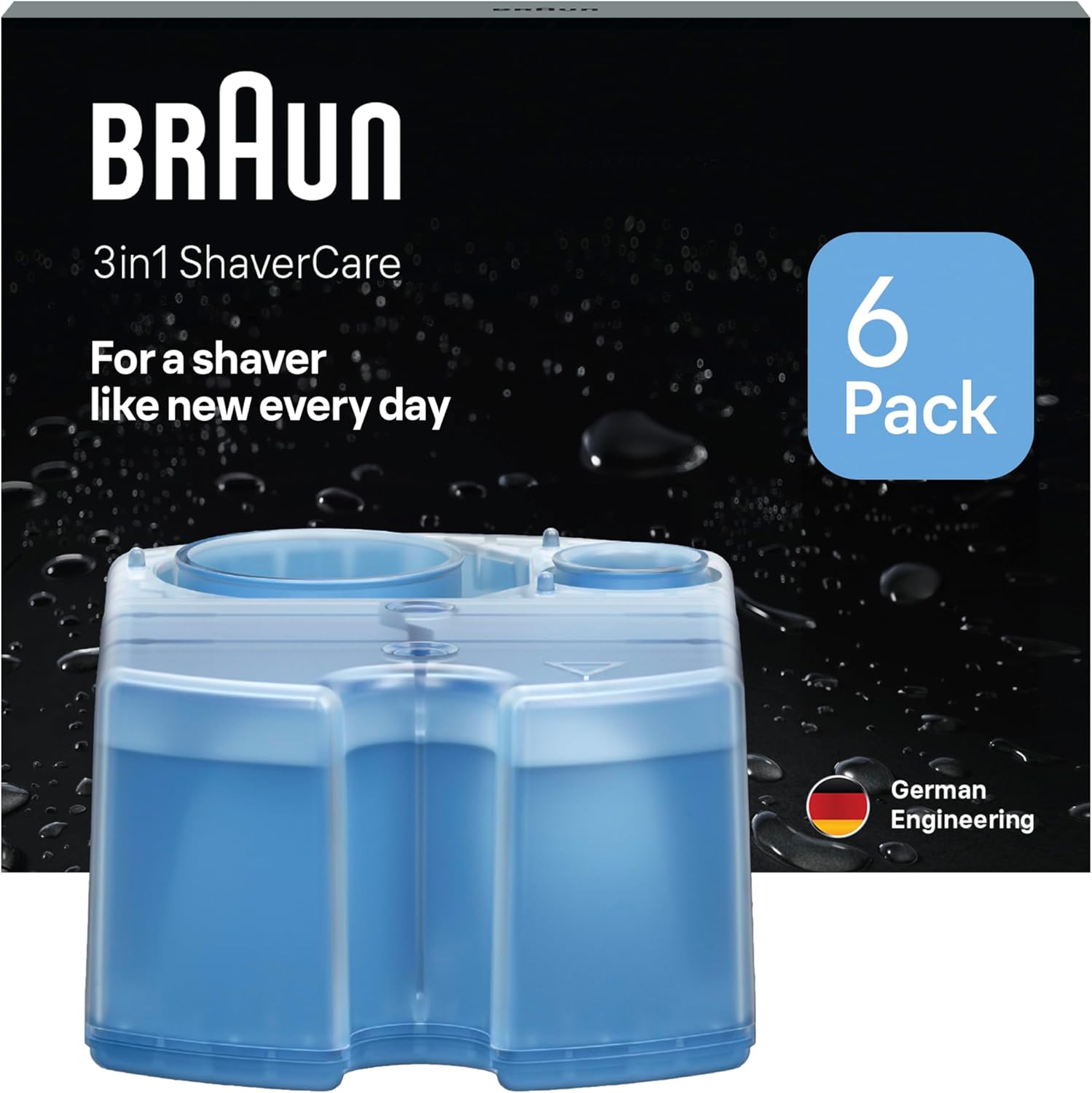Braun ShaverCare 3 en 1 pack 6 recambios