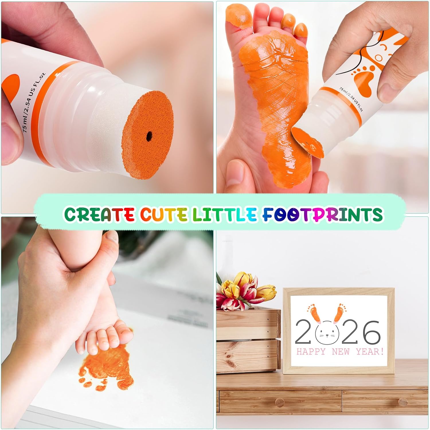 Detalle 2 de TOGOU2S Baby Safe Paint for Handprints