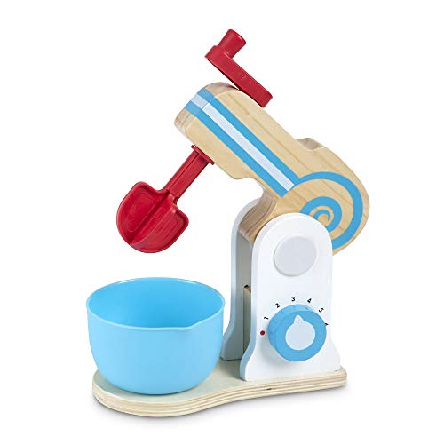 Detalle 2 de Melissa & Doug Batidora de Madera 🍰 - Juego Creativo Montessori