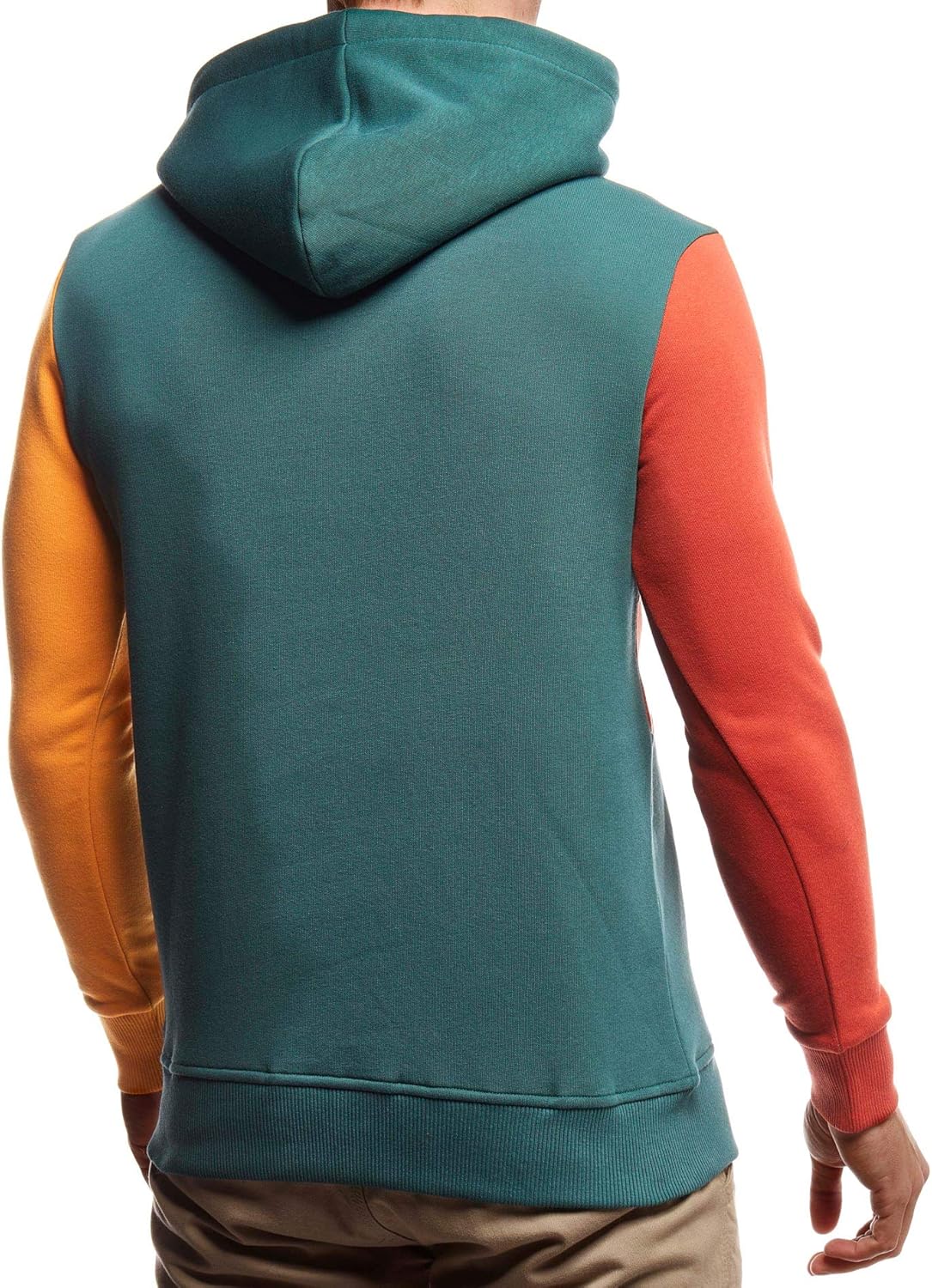 Detalle de Leif Nelson Pull à capuche pour homme LN8348 – Slim Fit