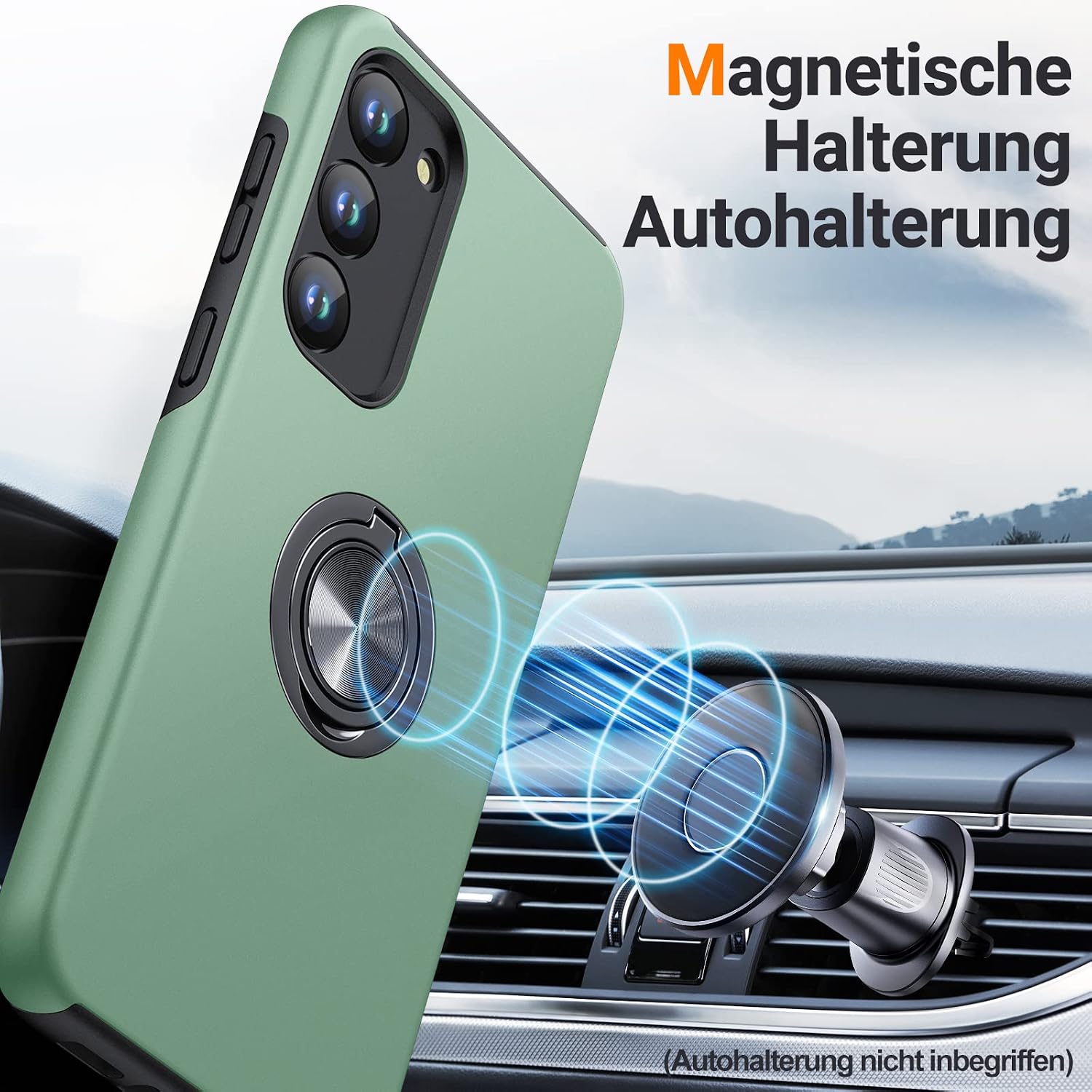 Thumbnail 4 de KOVASIA Galaxy S23 Hülle mit 360° Ständer