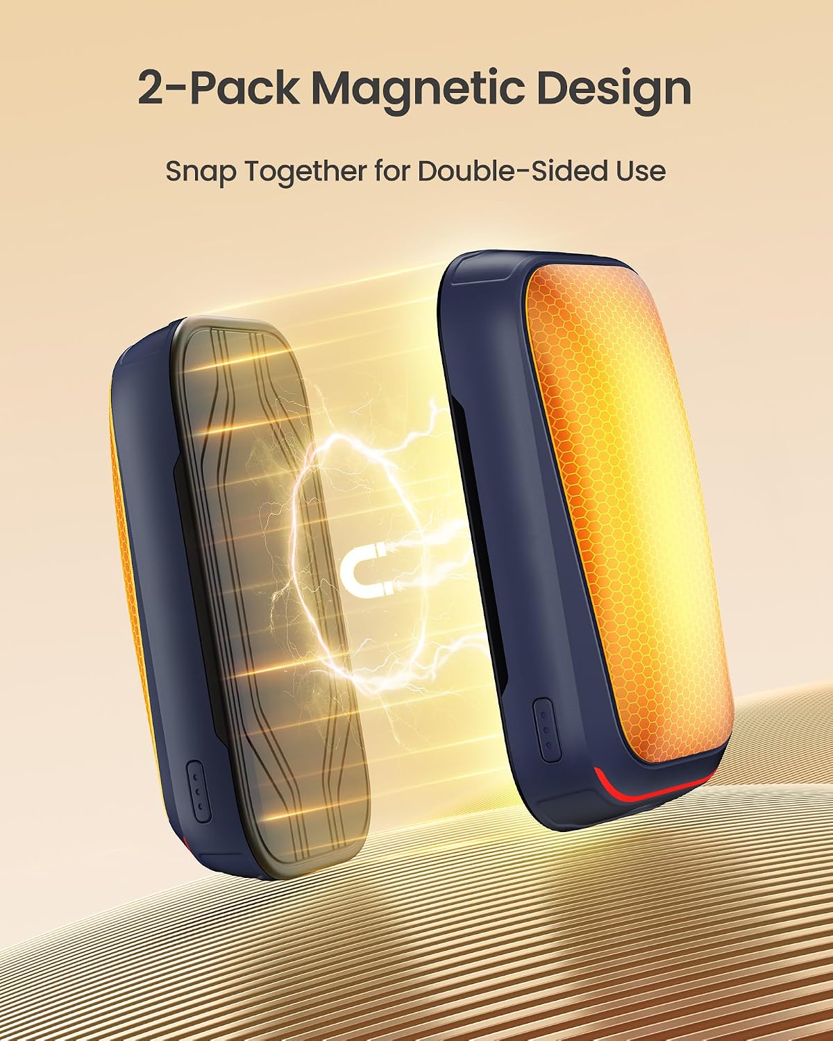 Detalle de Gaiatop Magnetic hand warmers 2-pack