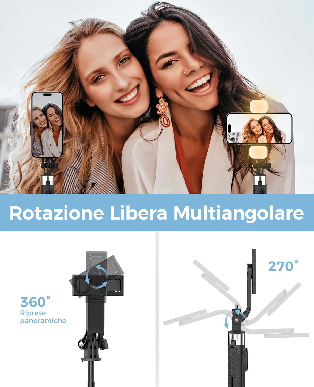 Detalle 1 de RISEOFLE RISEOFLE selfie treppiede 110 cm