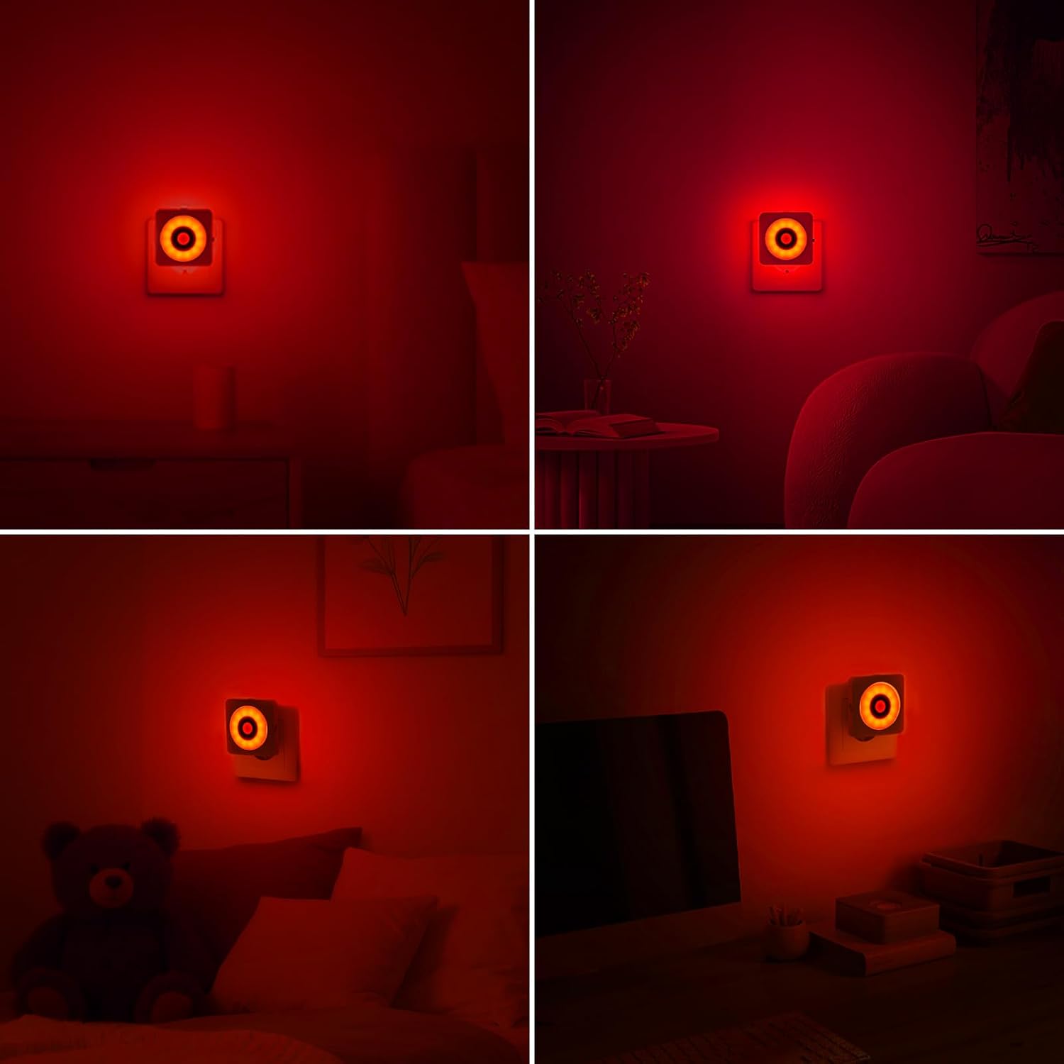 Thumbnail 6 de Nachtlicht Steckdose mit Sensor 12 LED, 2er-Set