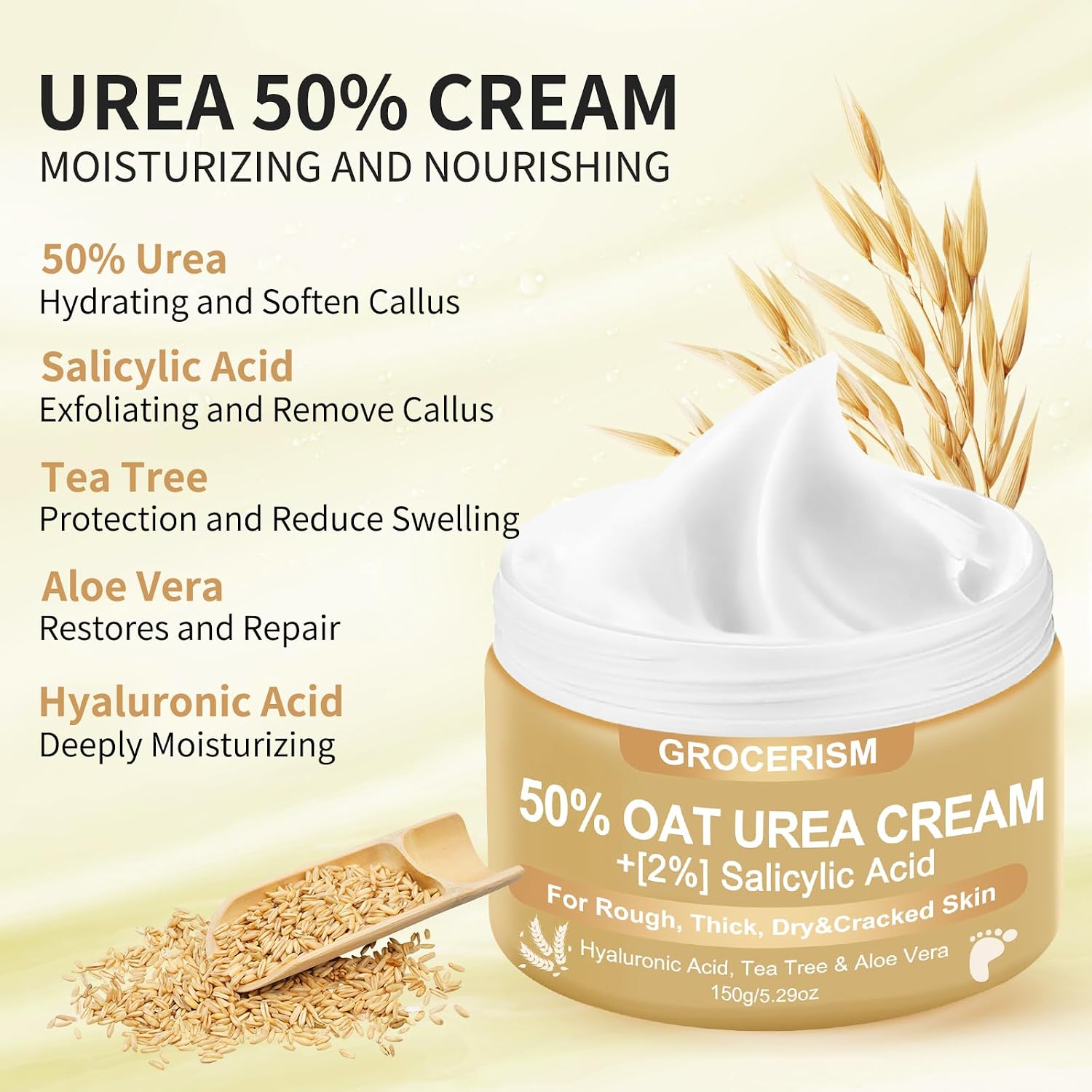 Detalle de Crema Piedi Urea 50% 150g — Idratazione profonda e ammorbidente