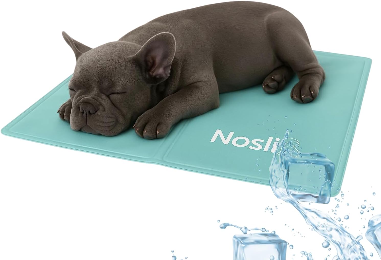 Nosli Kühlmatte für Hunde, Katzen & Menschen (40x50 cm) – Selbstkühlende Gel-Matte