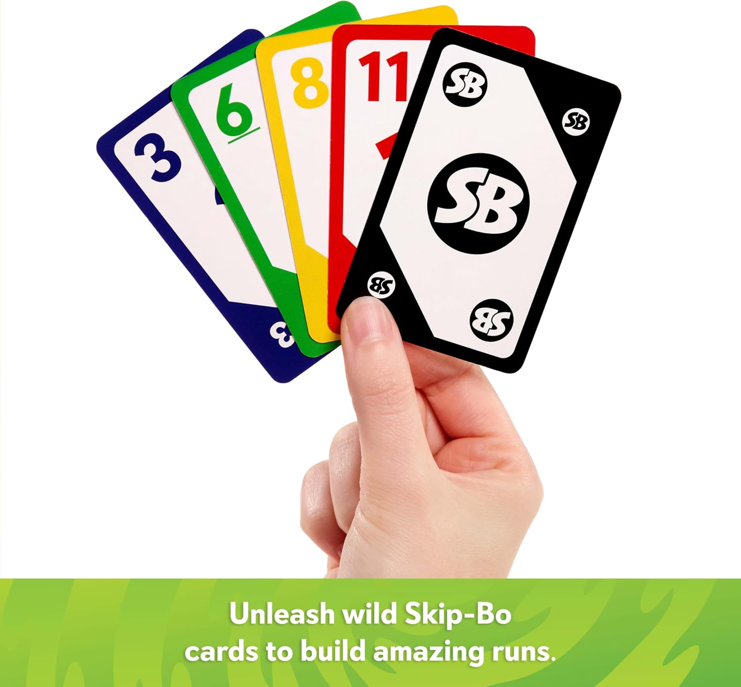 Detalle de Skip-Bo – Jeu de Cartes de Mattel, 2 à 6 joueurs, dès 7 ans