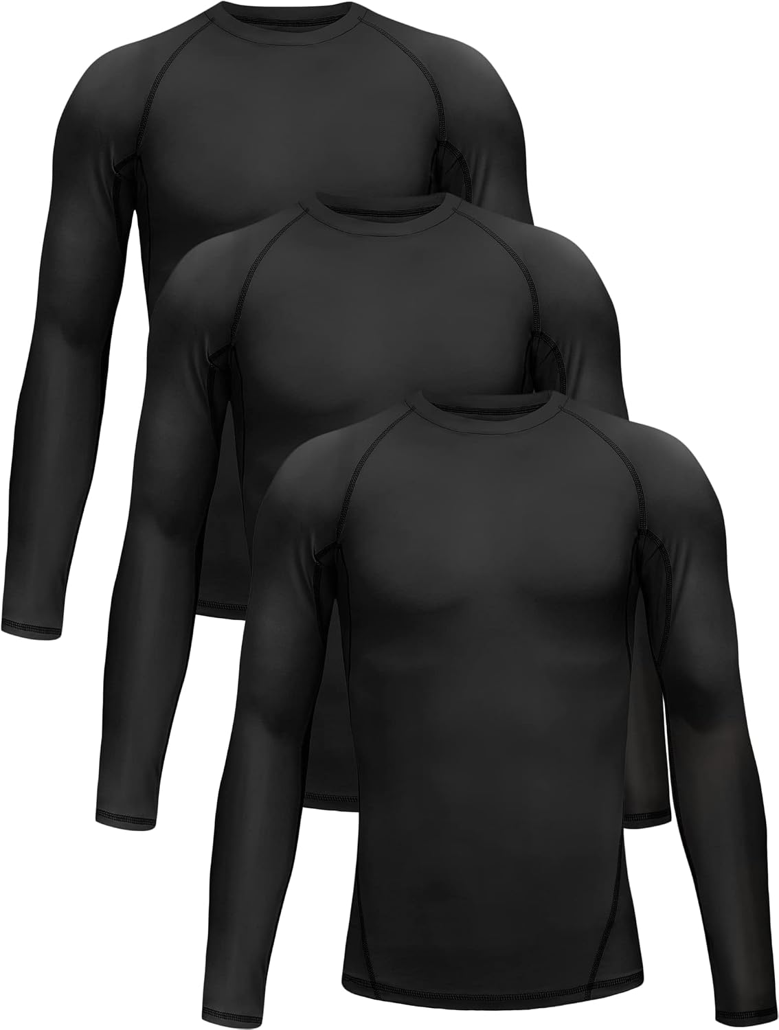 Detalle de TELALEO Boys' Compression Shirt, Long Sleeve