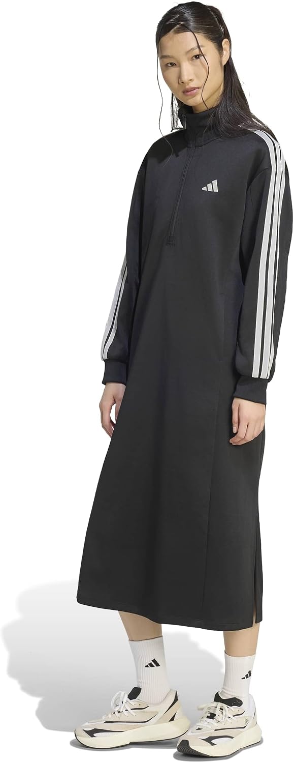Detalle de adidas W STADIUM トラックトップ ワンピース レディース トラックトップ型ワンピース