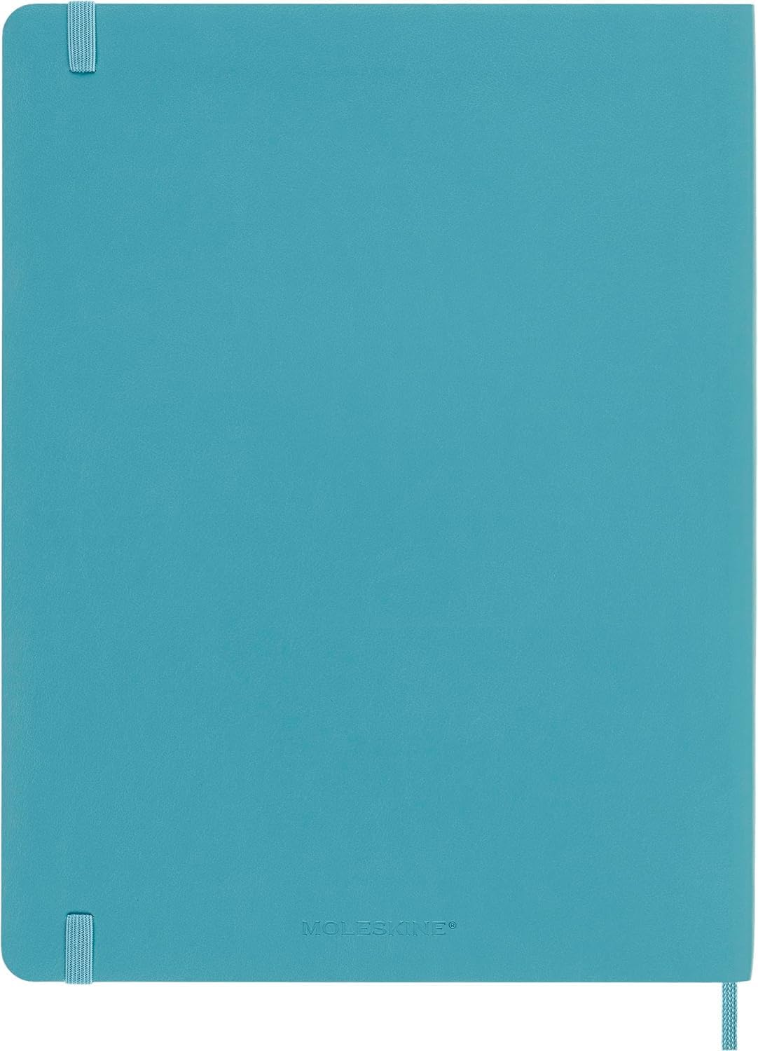 Thumbnail 2 de Moleskine Classic Ruled Notebook, Soft Cover in Reef Blue, Extra Large 19 x 25 cm